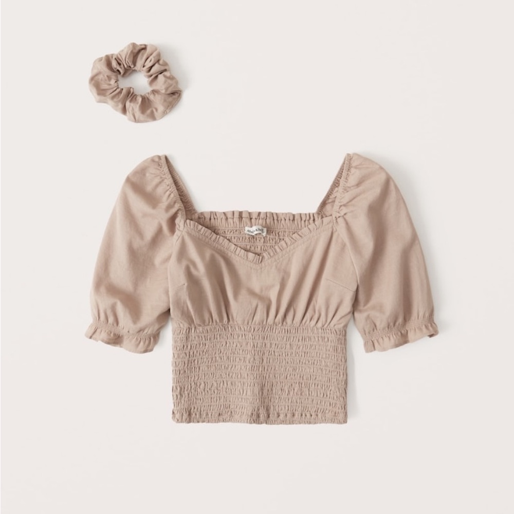 Abercrombie puff sleeve top